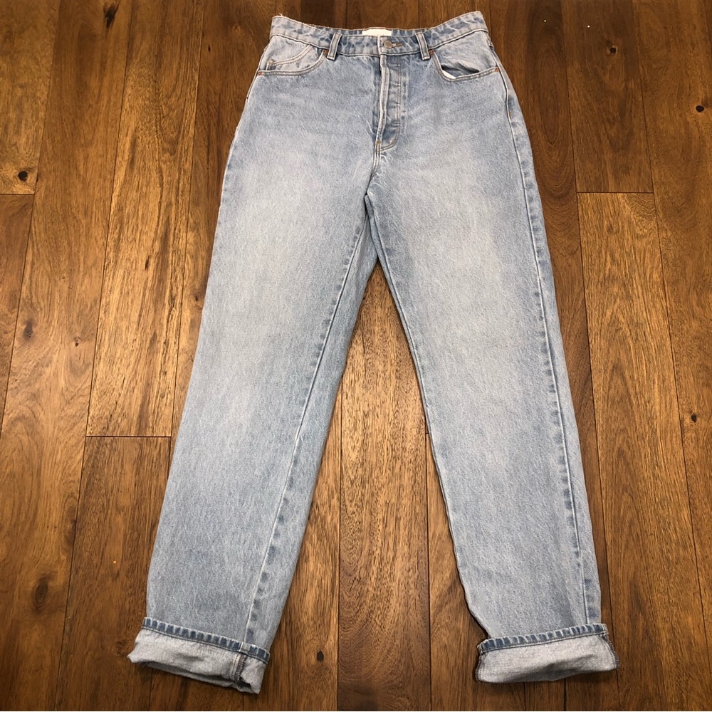 ROLLA’S Classic Straight Vanessa blue High Rise regular fit jeans size 28